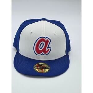 New Era Atlanta Braves 1972 Cooperstown 59FIFTY Fitted Hat Size 7 1/4